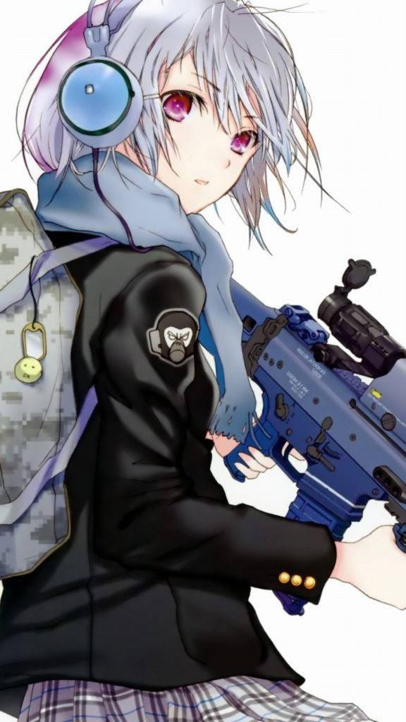 Anime Sniper Cute Android Wallpaper
