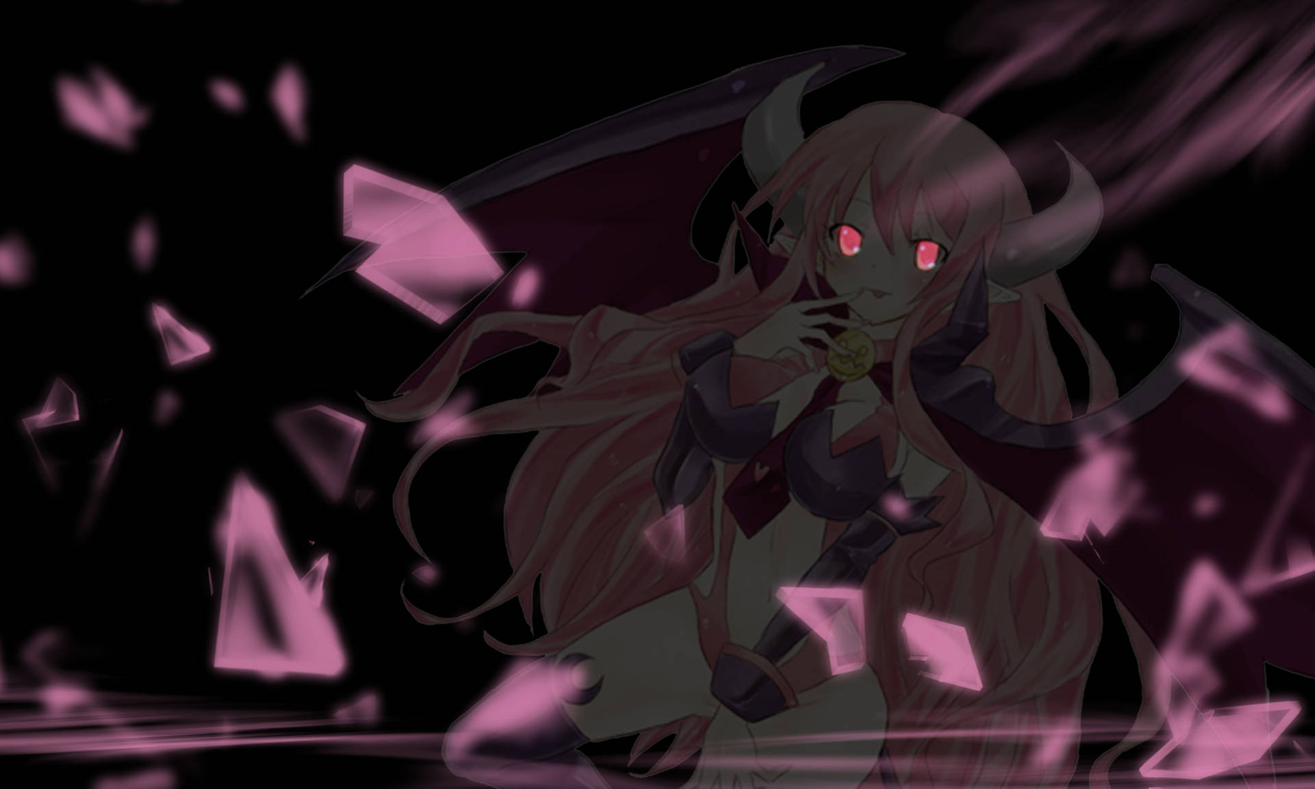 Download free Anime Succubus With Glowing Eyes Wallpaper - MrWallpaper.com