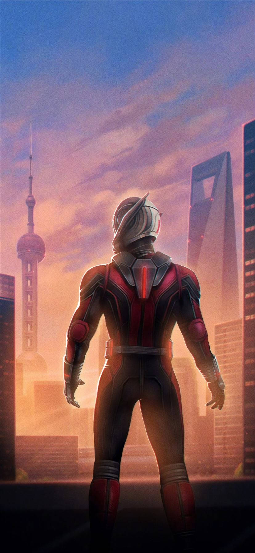 Ant-man In City Marvel Iphone Xr Wallpaper