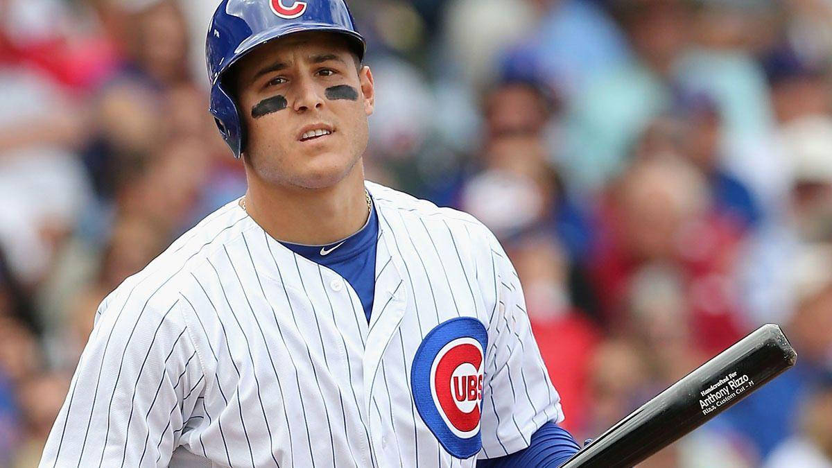 Anthony Rizzo Eye Black Bat Wallpaper