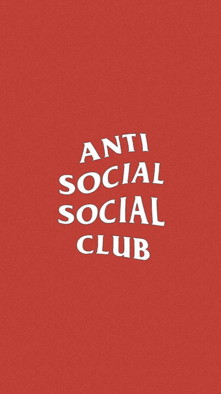 Anti Social Social Club Red Wallpaper