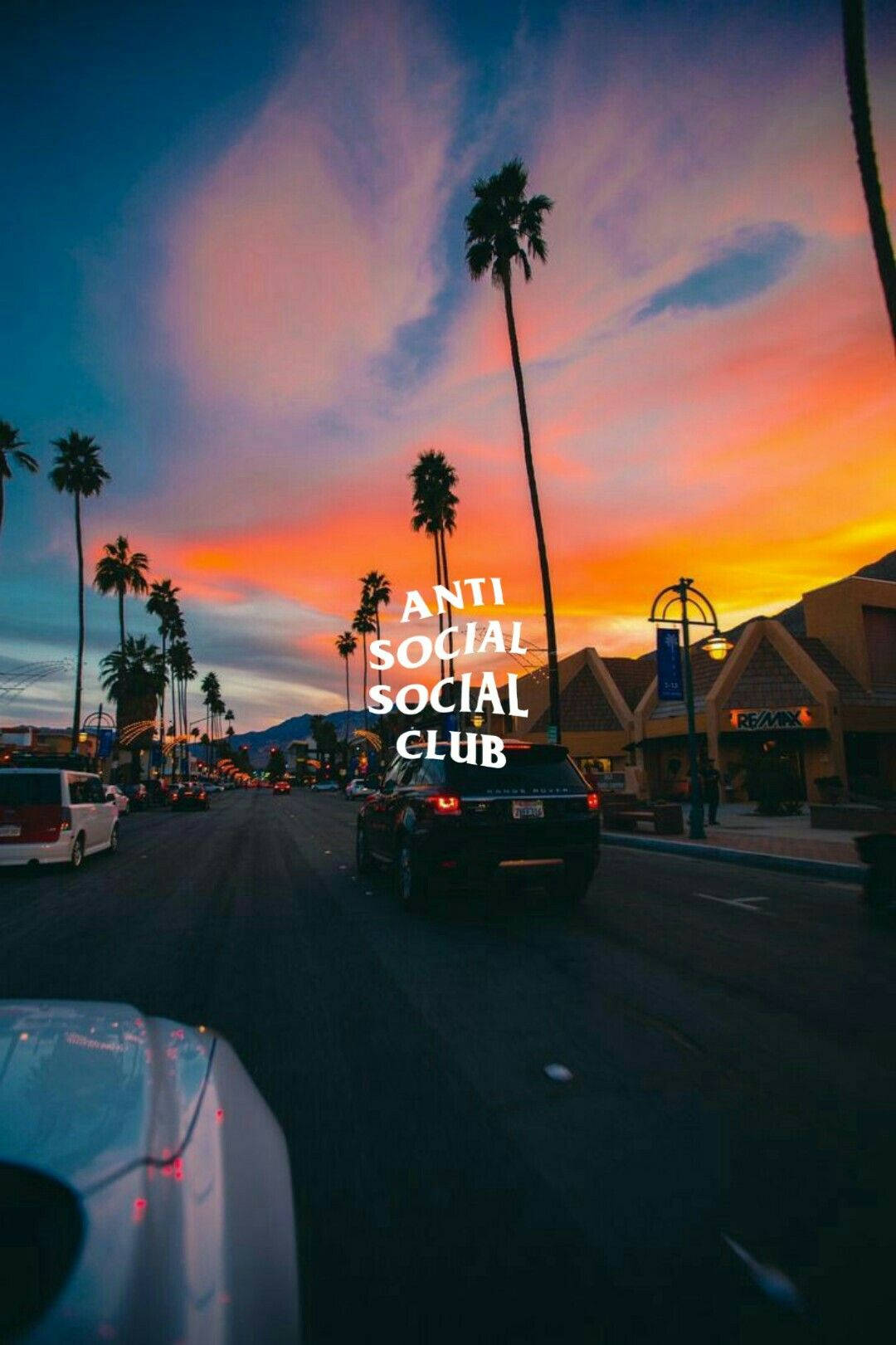 Anti Social Social Club Sunset Road Wallpaper