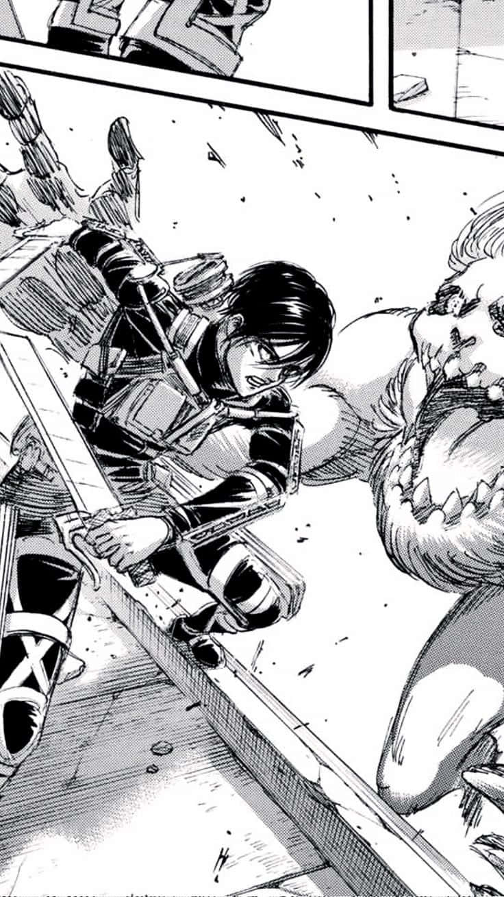 Aot Manga Mikasa Ackerman Wallpaper