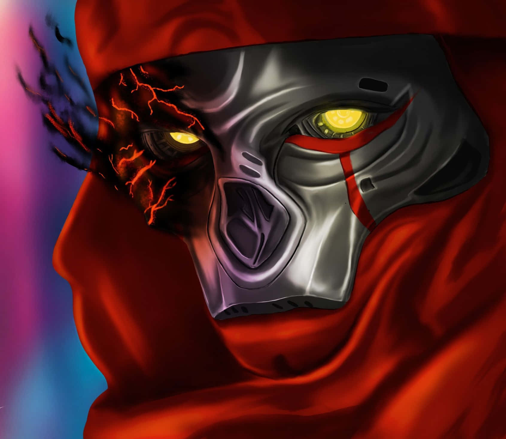 Apex Legends Revenant Close-up Face Wallpaper