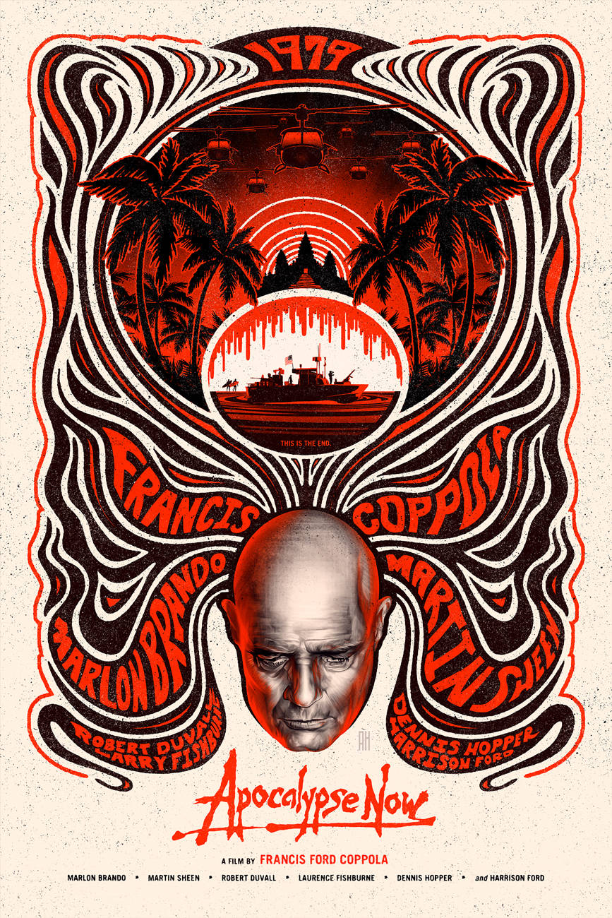 Apocalypse Now Orange Gothic Wallpaper