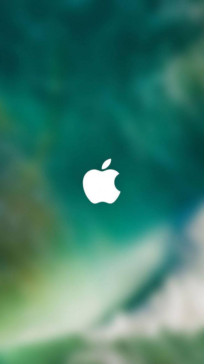 Apple Logo Green Iphone Ios 10 Wallpaper