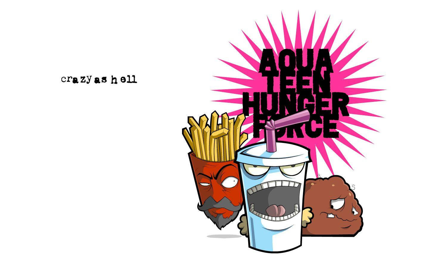 Aqua Teen Hunger Force Crazy As Hell Wallpaper