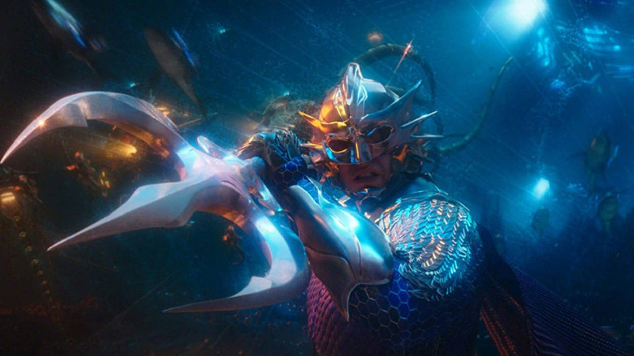 Aquaman In Full Gear Movie Wallpaper