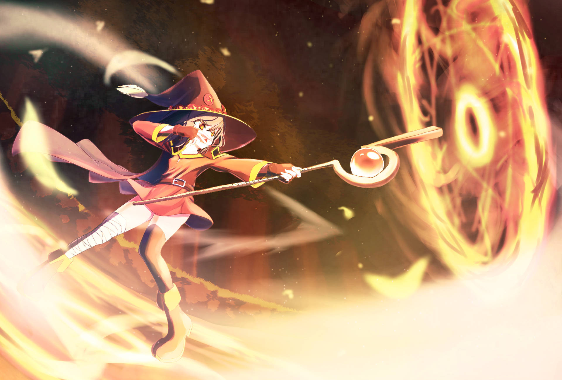 Download free Arch Wizard Megumin Wallpaper MrWallpaper