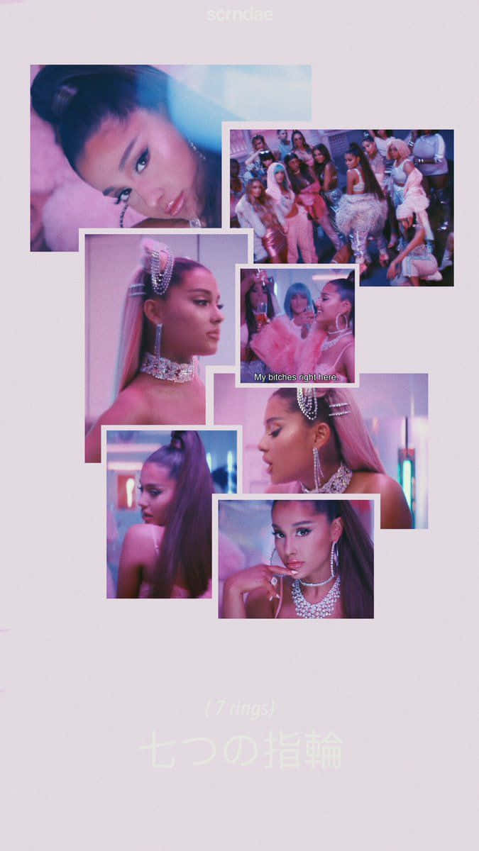 Ariana Grande Radiates Beauty And Style In This Aesthetic. Wallpaper