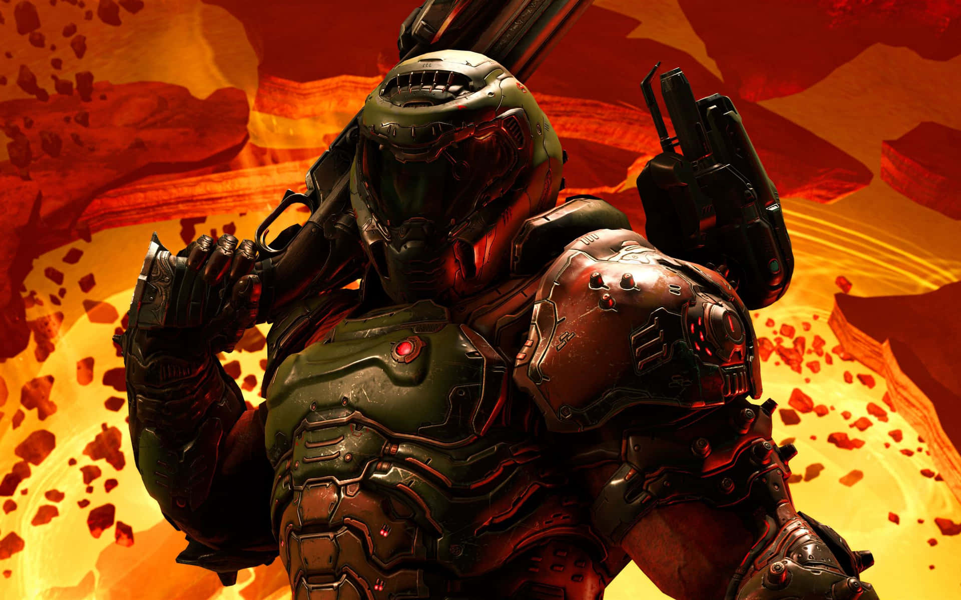 Download free Armored Doom Slayer Wallpaper - MrWallpaper.com