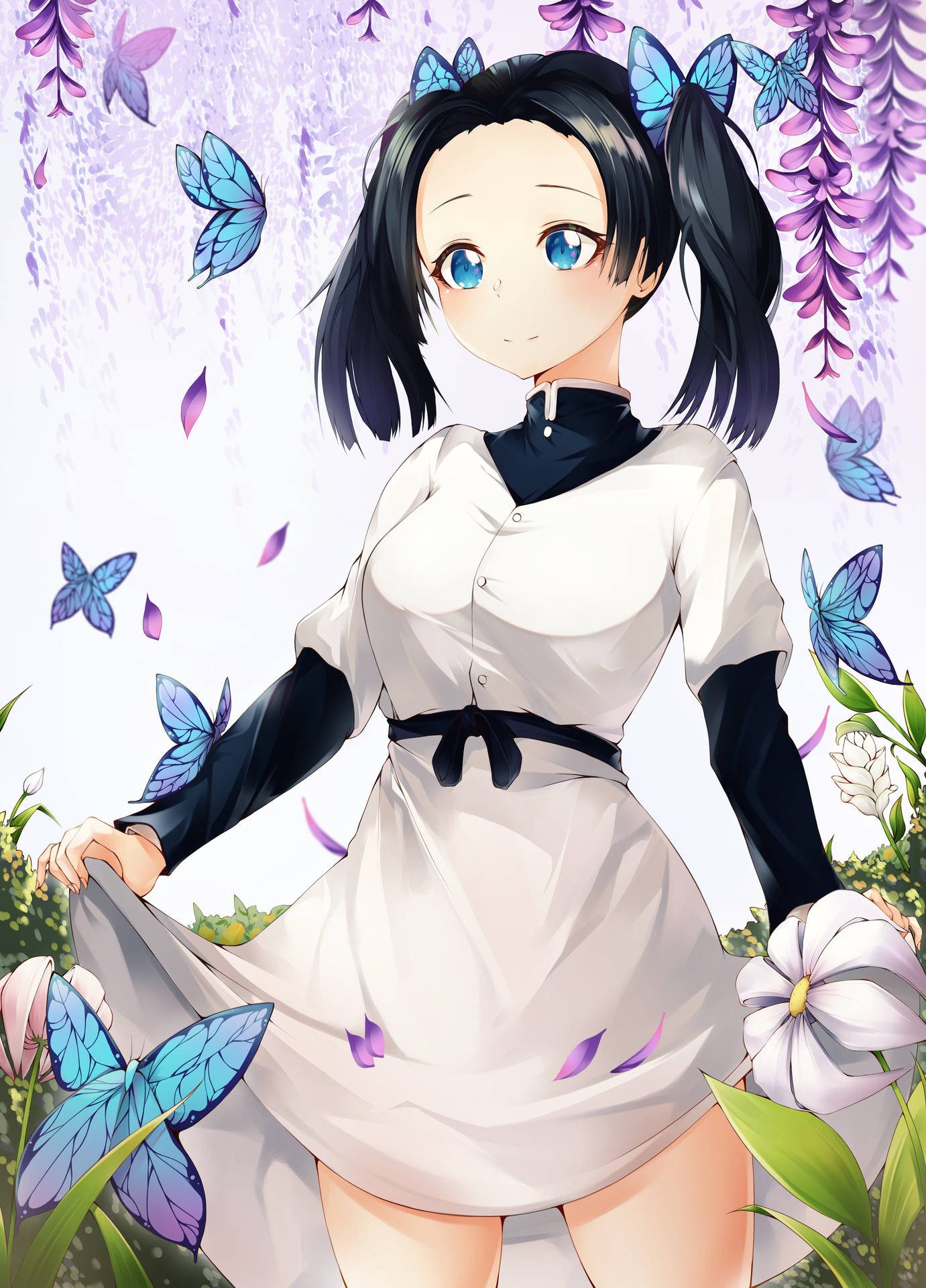 Download free Artistic Aoi Kanzaki With Butterflies Wallpaper -  MrWallpaper.com