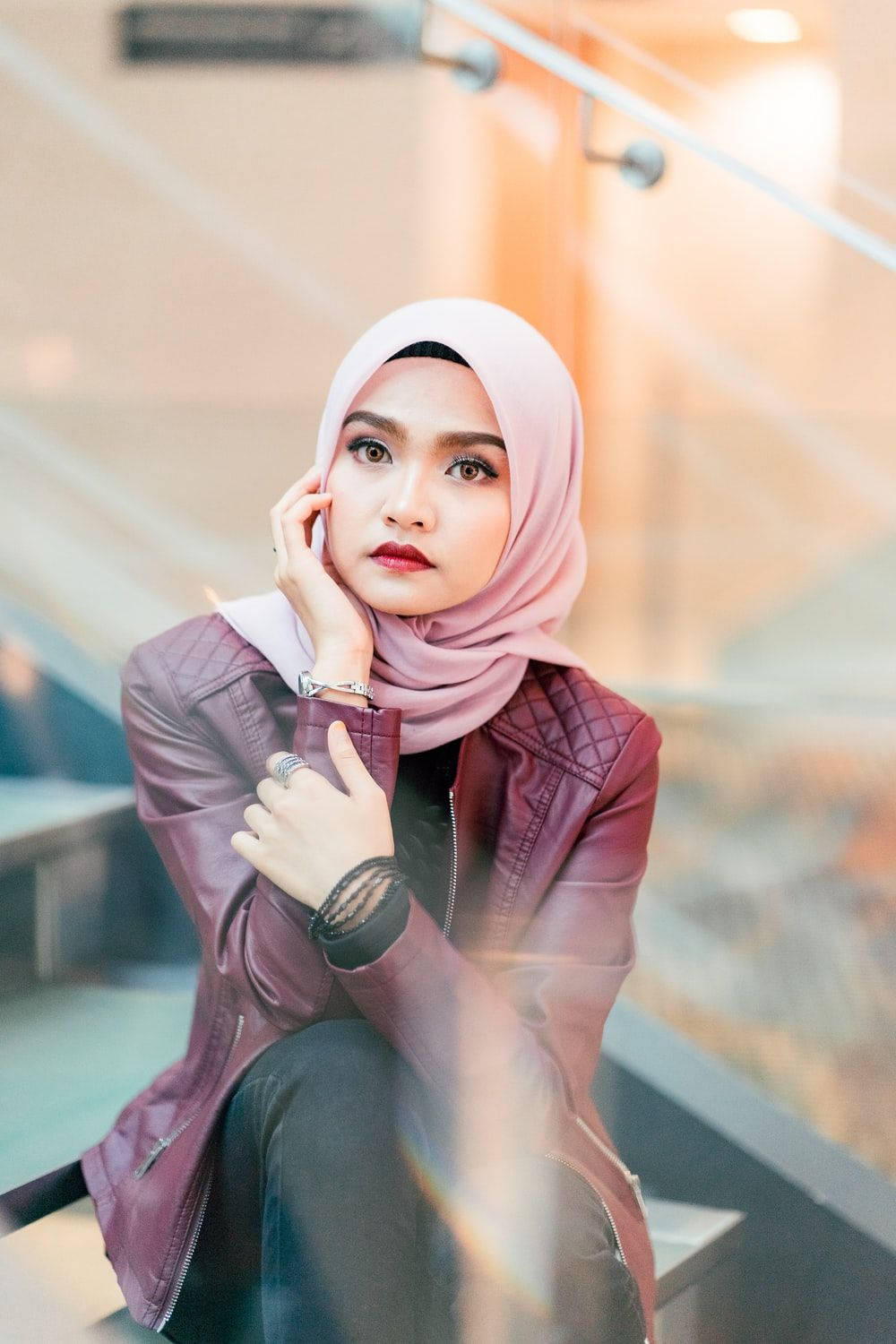 Artistic Photo Hijab Girl Wallpaper
