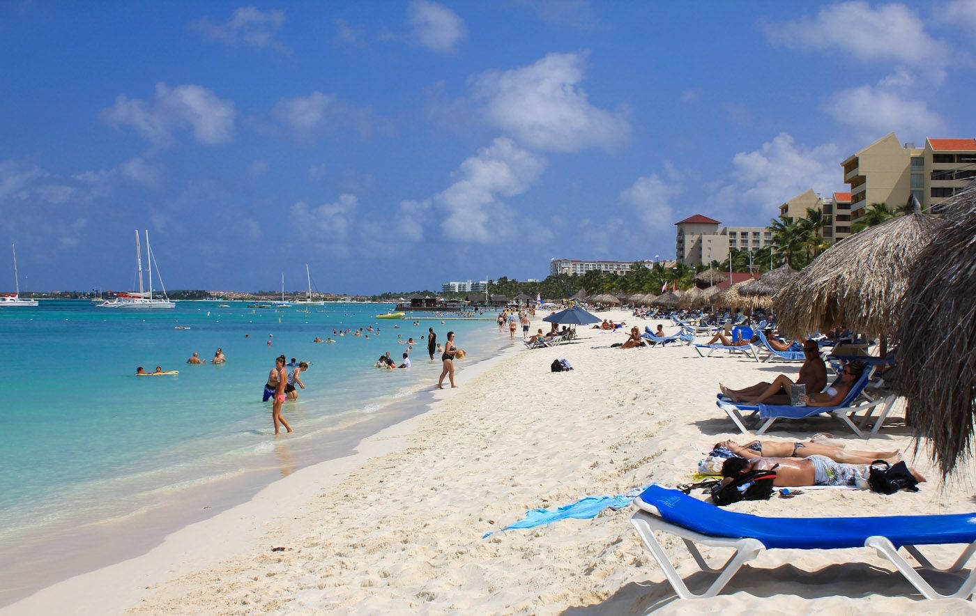 Download Aruba White Sand Beach Wallpaper | Wallpapers.com