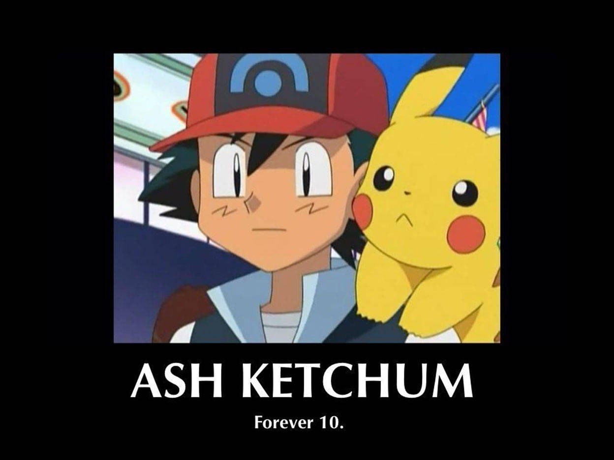 Ash Ketchum Funny Meme Wallpaper