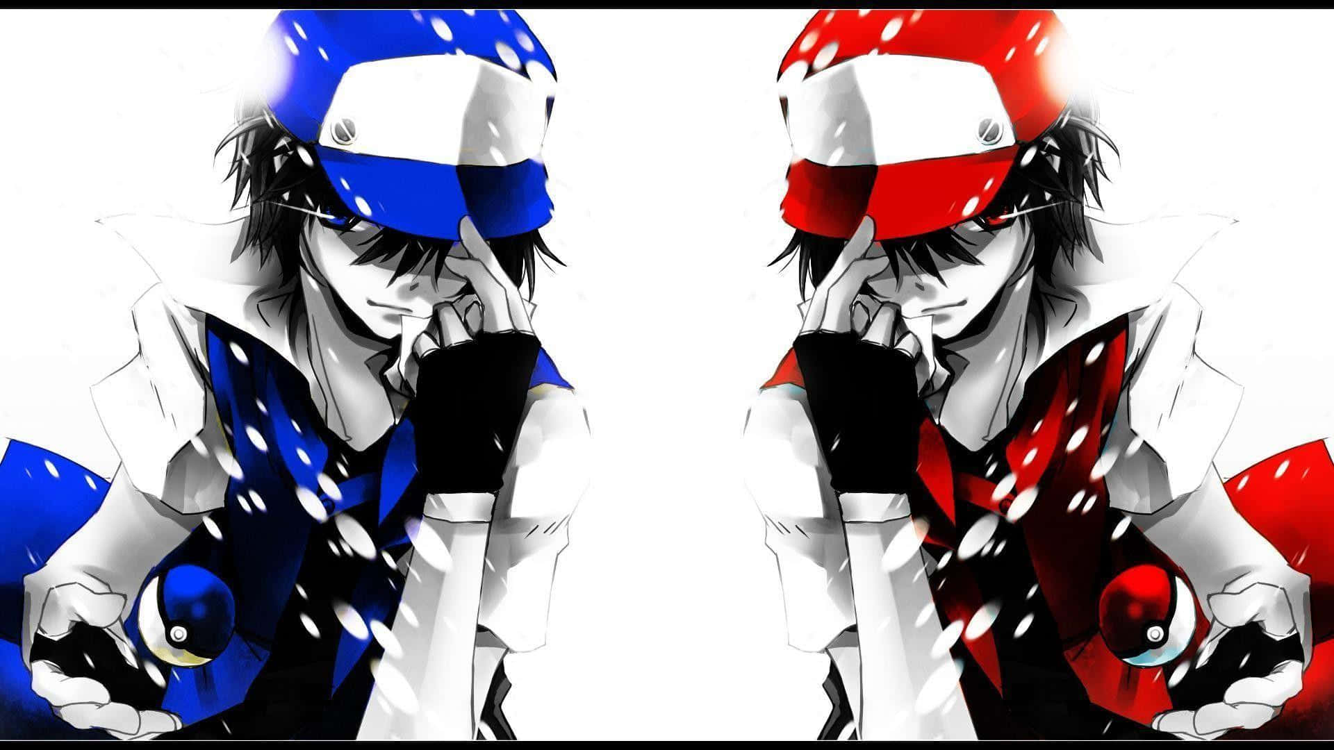 Download free Ash Ketchum Mirror Image Artwork Wallpaper - MrWallpaper.com