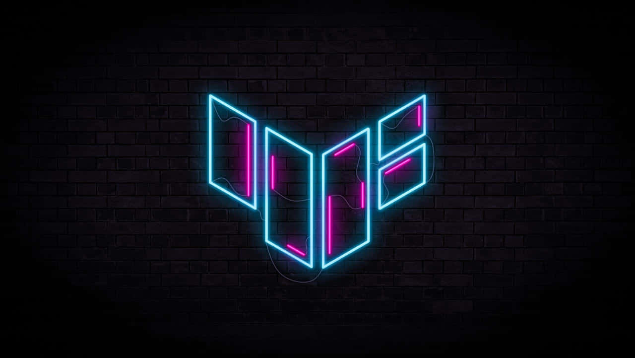 Asus T U F Gaming Logo Neon Wallpaper Wallpaper