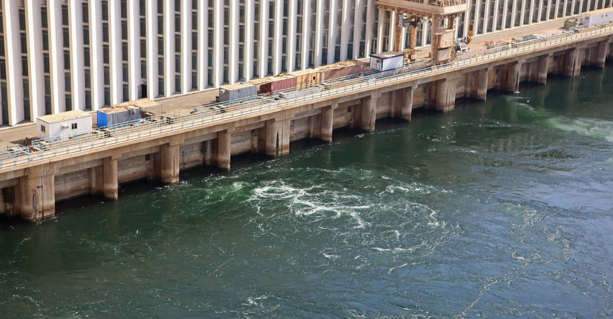 Aswan High Dam Highway Bridge Wallpaper