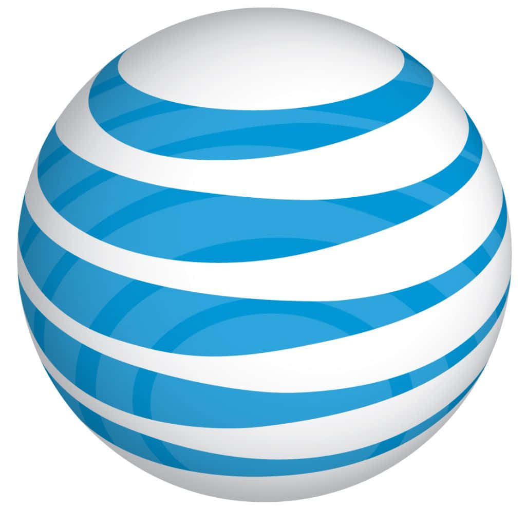 At&t Logo On A White Background Wallpaper