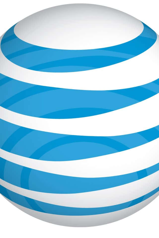 At&t Logo On White Background Wallpaper