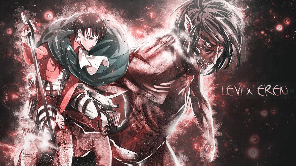 Attack On Titan Eren And Levi Wallpaper