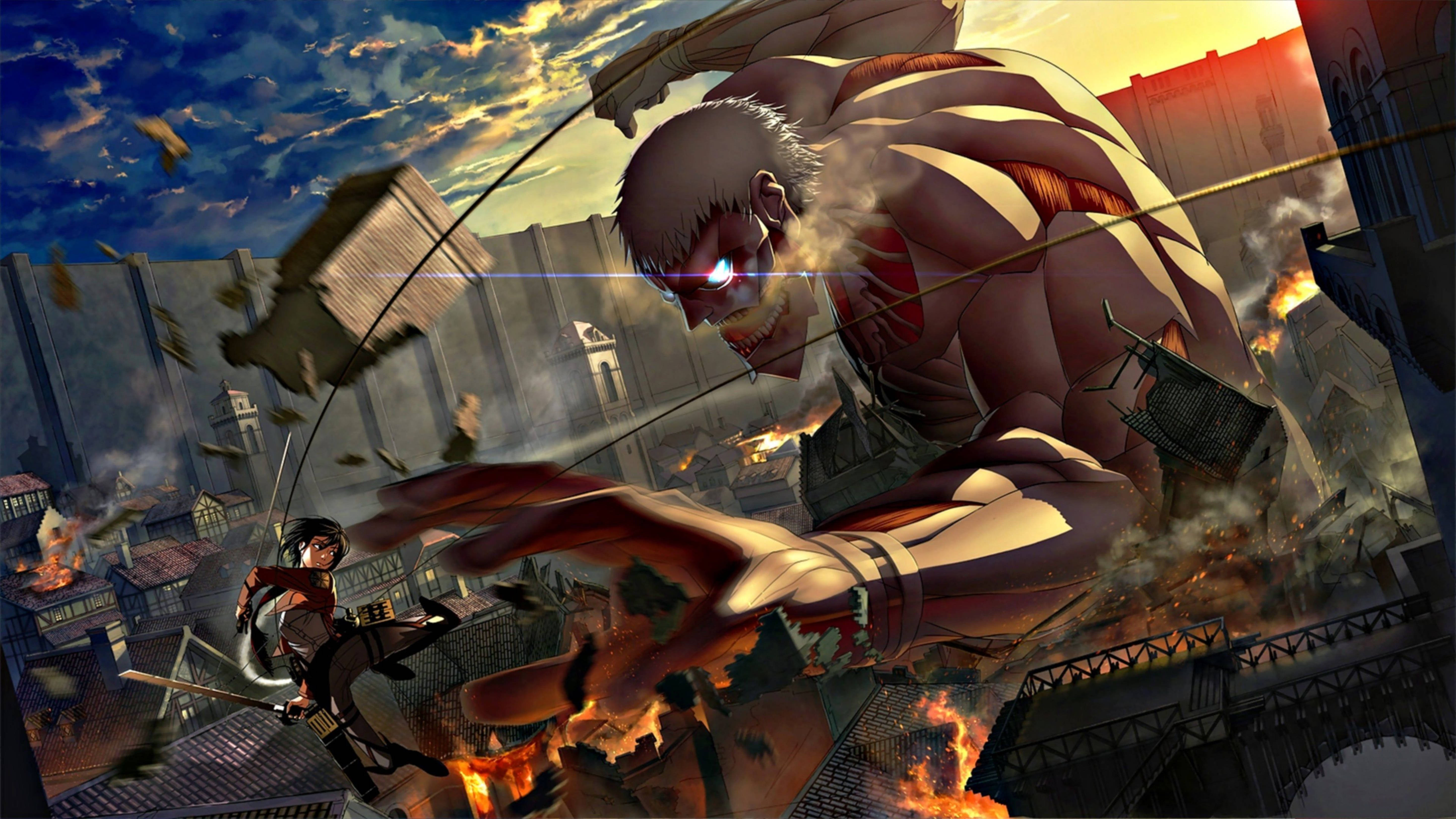 Attack On Titans 4k Armored Titan Wallpaper