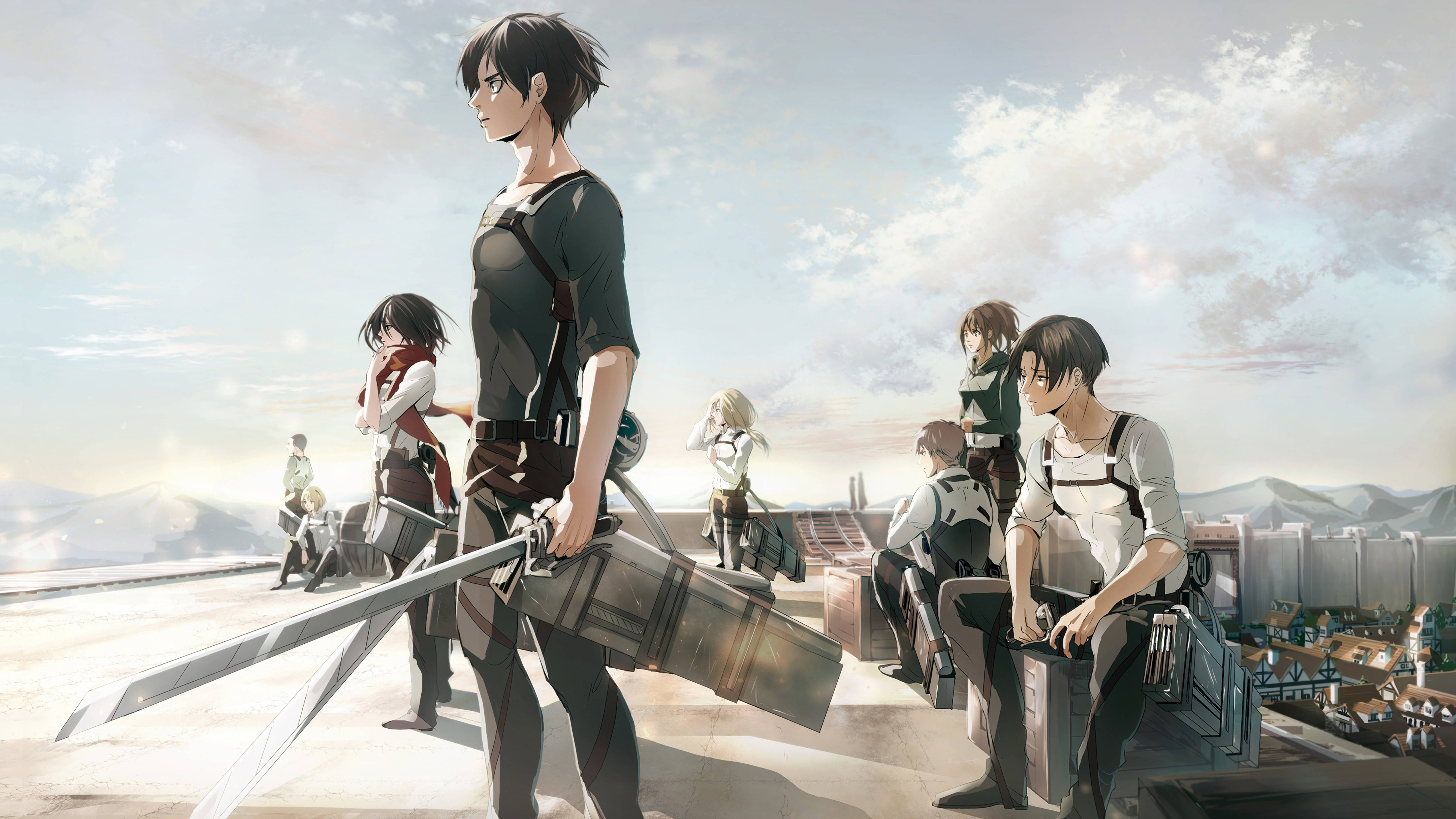 Attack On Titans 4k Special Operations Squad Wallpaper