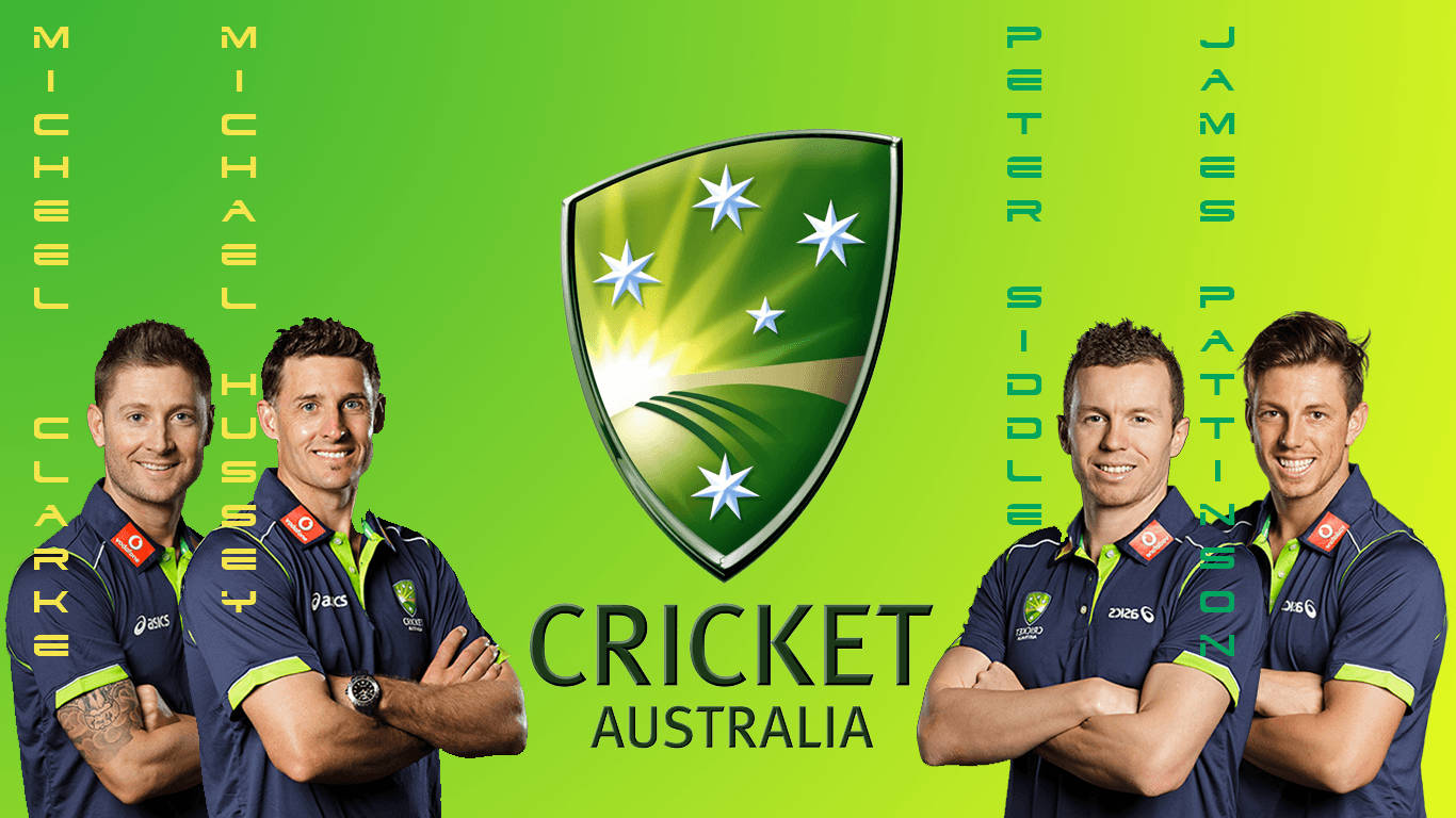 Australia Cricket Players Poster Wallpaper