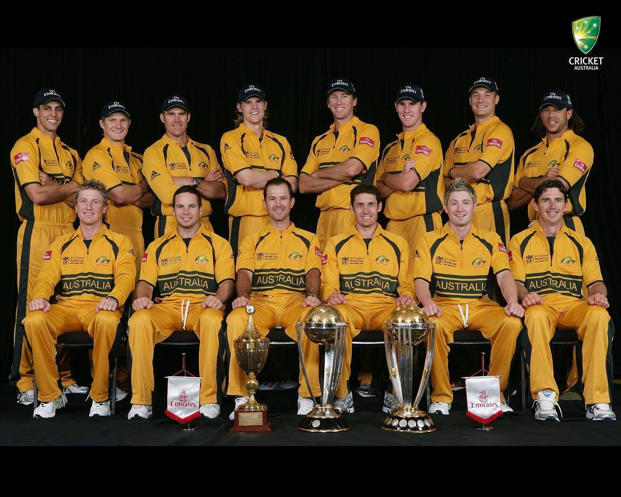 Australia Cricket Team Photograph Wallpaper
