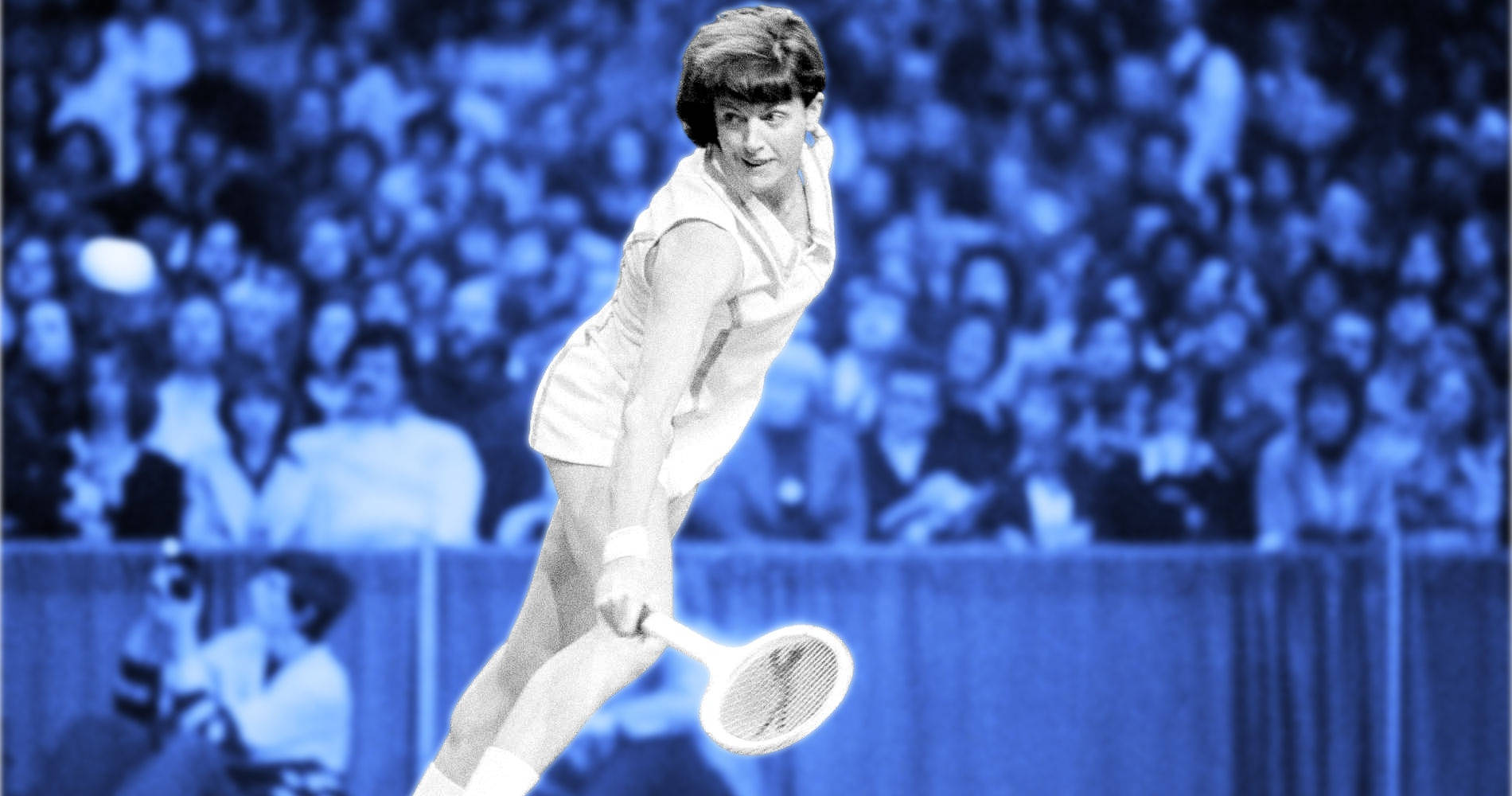 Australian Tennis Legend Margaret Court In Action At The Australian Open In The 1970s Wallpaper