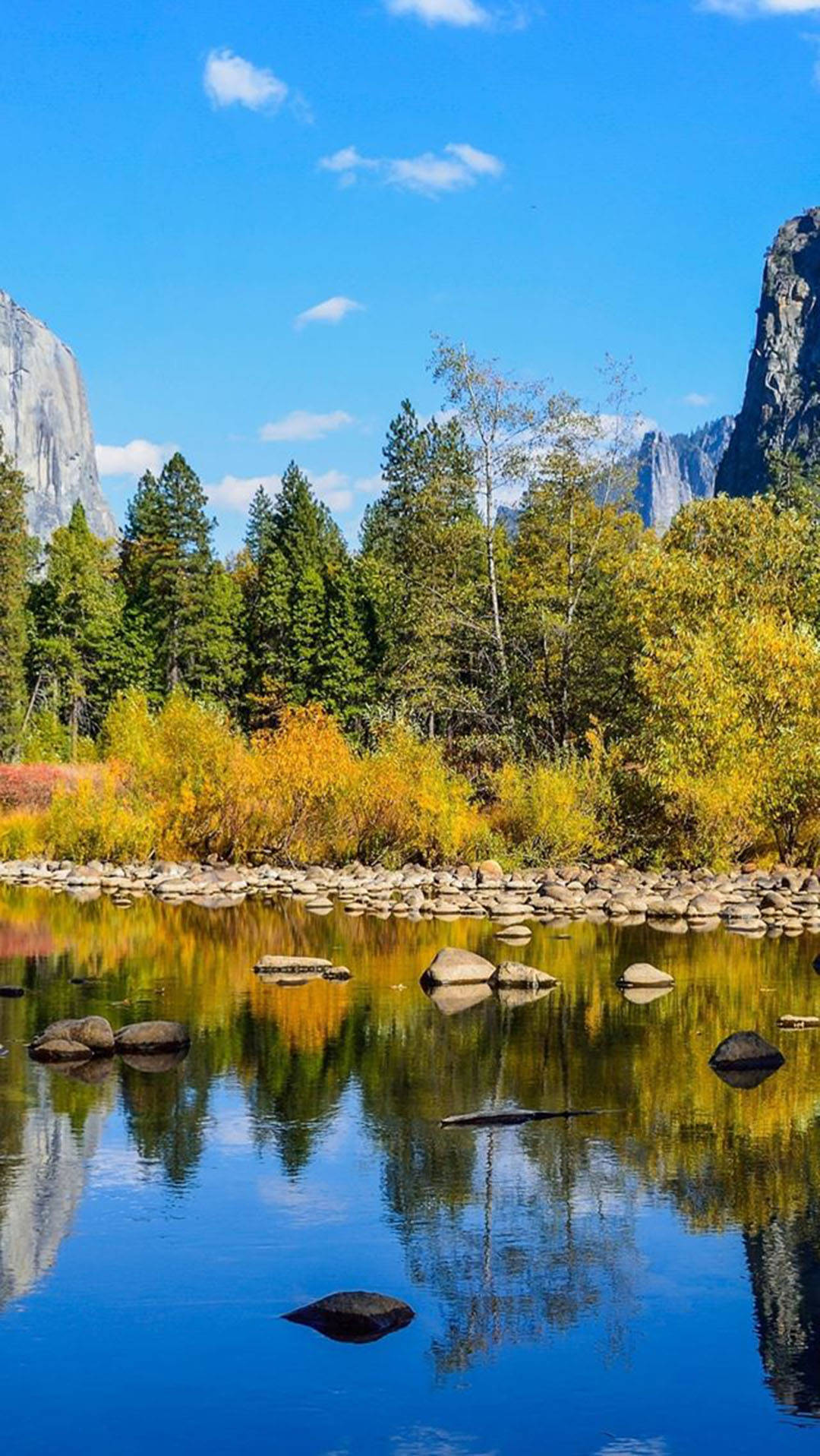 Autumn Iphone Yosemite National Park Wallpaper