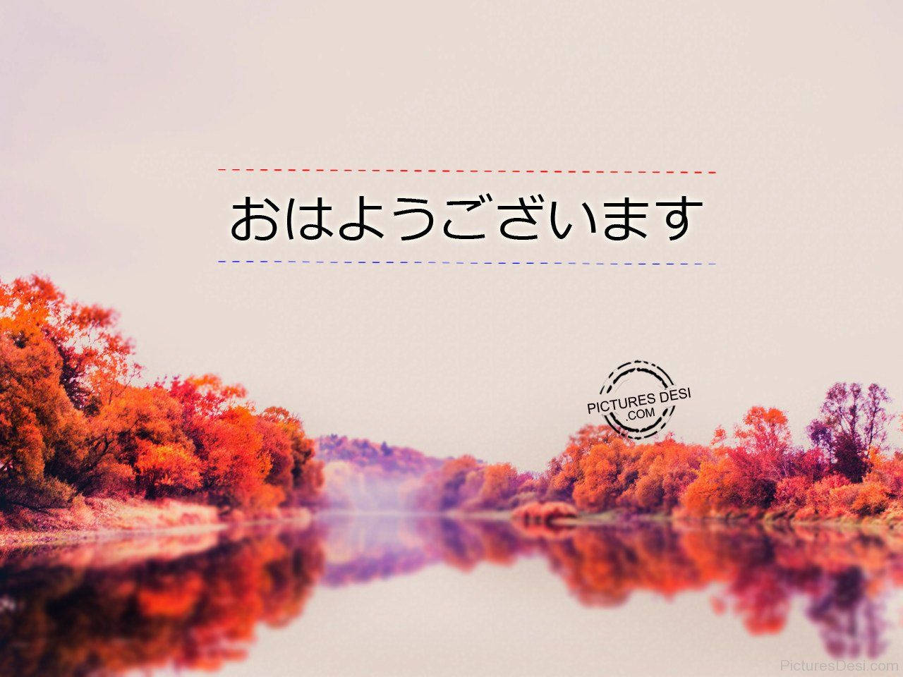 Autumn On The Nakagawa River, Japan Wallpaper
