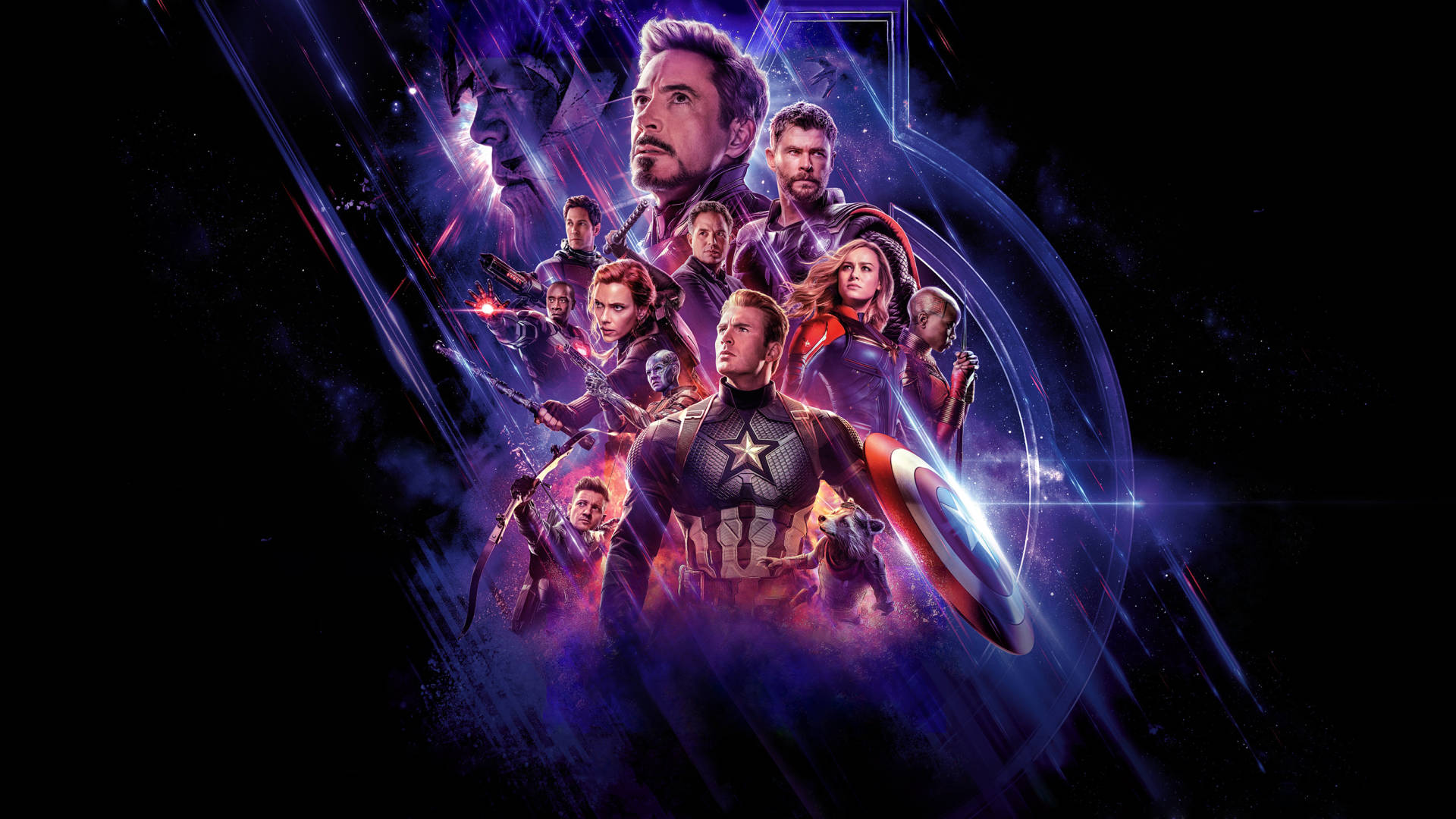 Avengers Endgame Artistic Poster Desktop Wallpaper