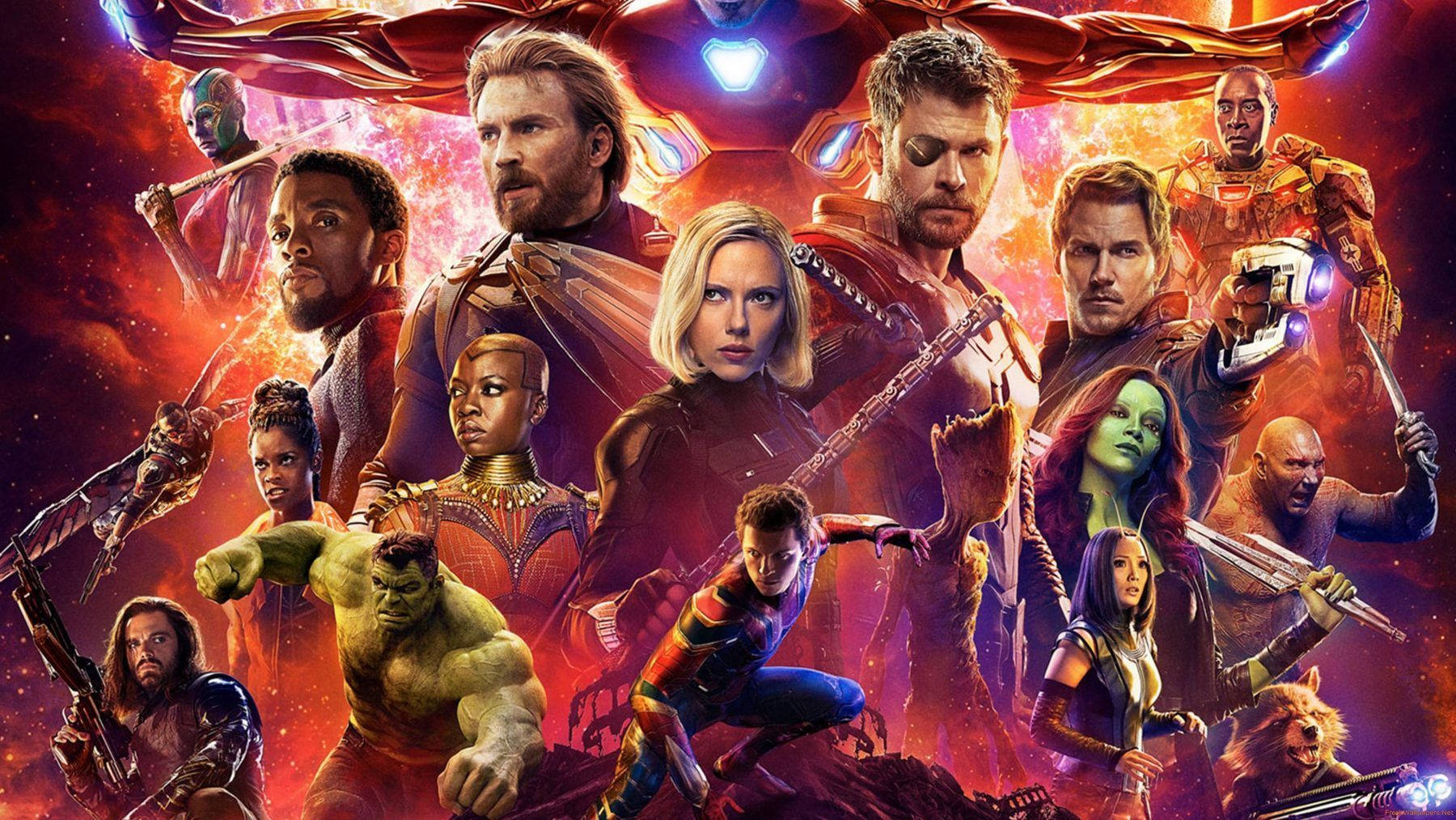 Avengers Infinity War Collage Artwork Desktop Wallpaper