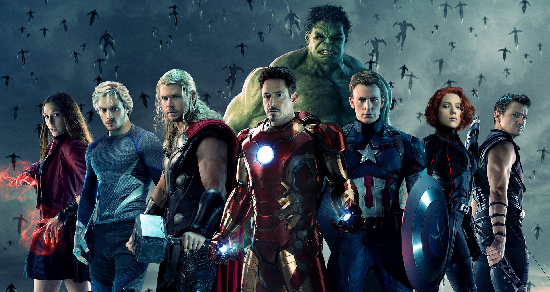 Avengers Lineup Marvel Laptop Wallpaper