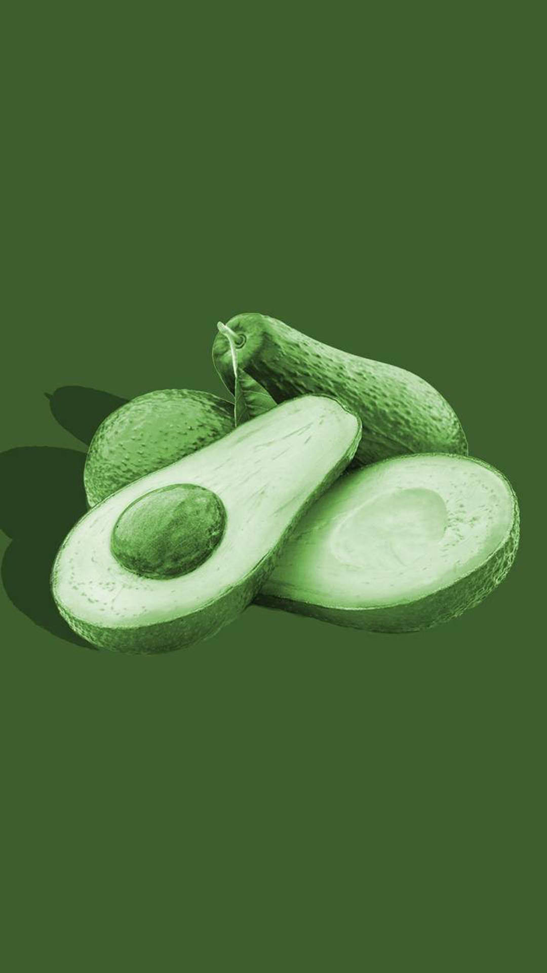 Download free Avocado Fruits Minimalist Android Wallpaper - MrWallpaper.com