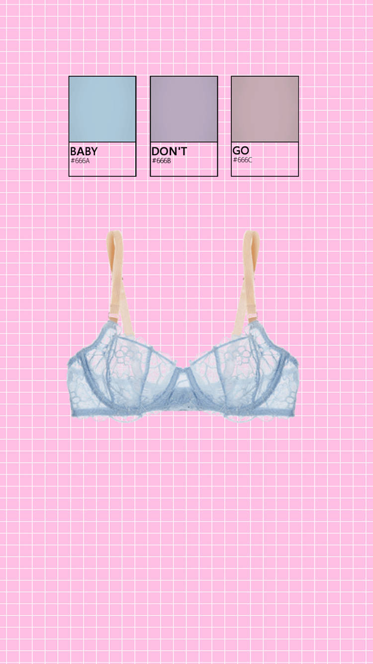 Baby Girl Aesthetic Don't Go Bra Wallpaper