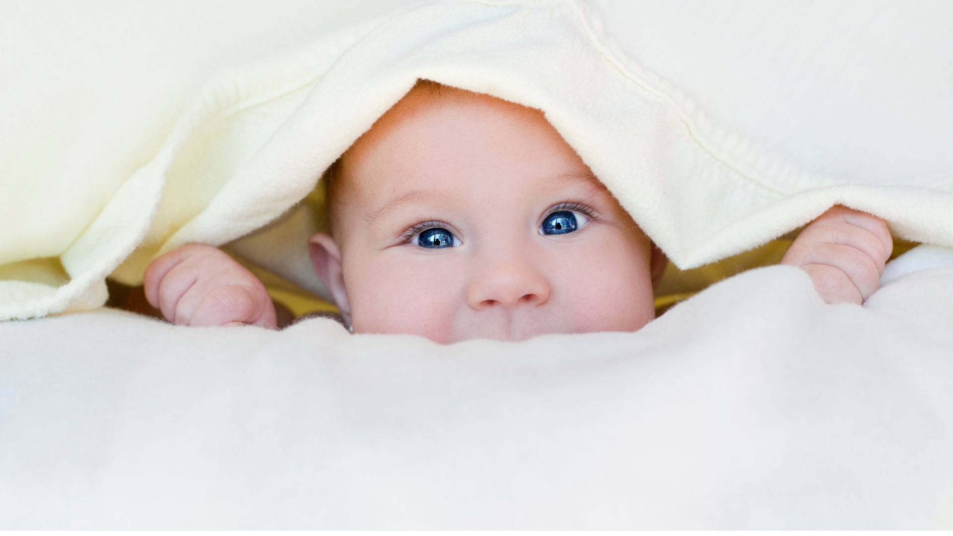 Baby Photography Newborn With Blue Eyes Wallpaper