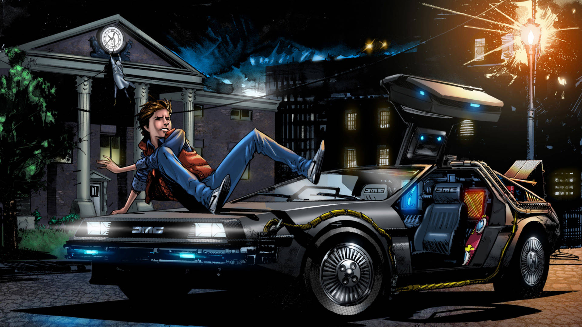 Download free Back To The Future Digital Anime Wallpaper - MrWallpaper.com