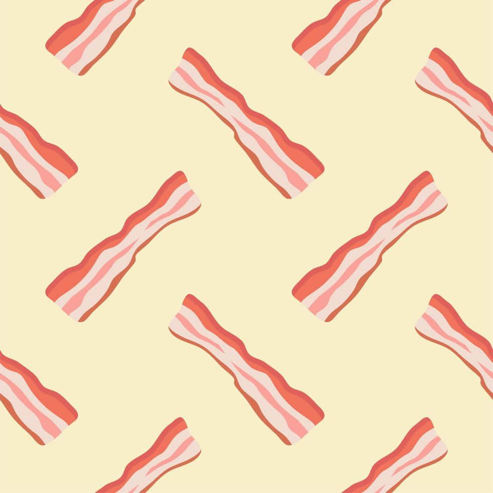 Bacon Pattern Background Wallpaper