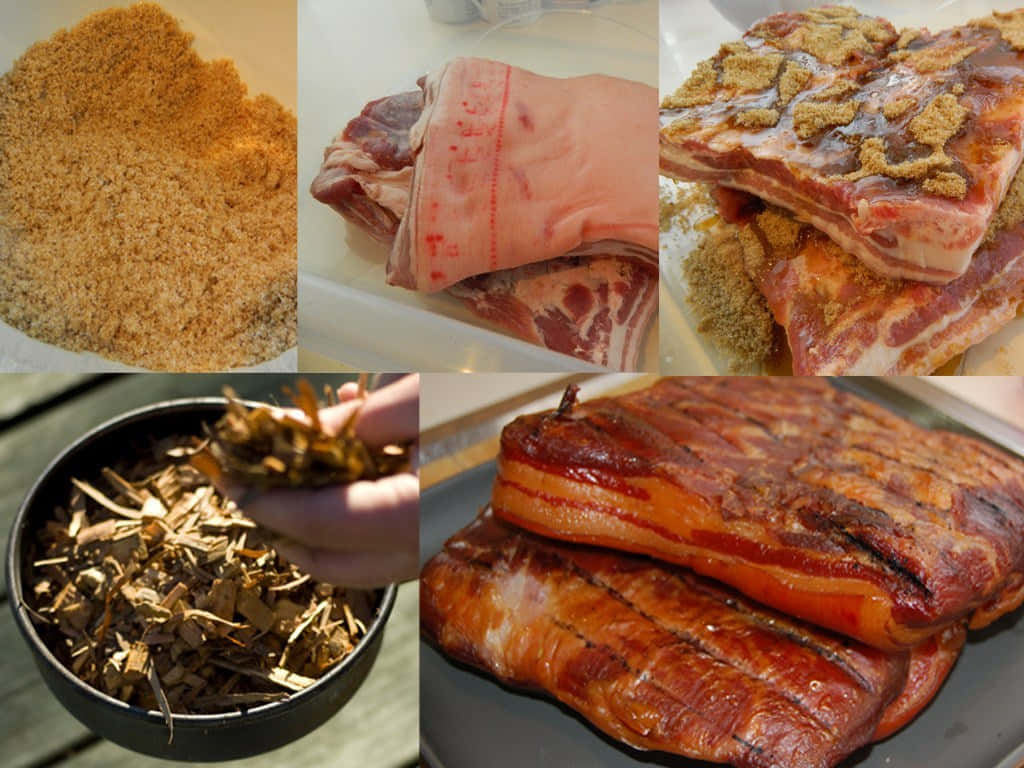 Bacon Preparation Process Wallpaper