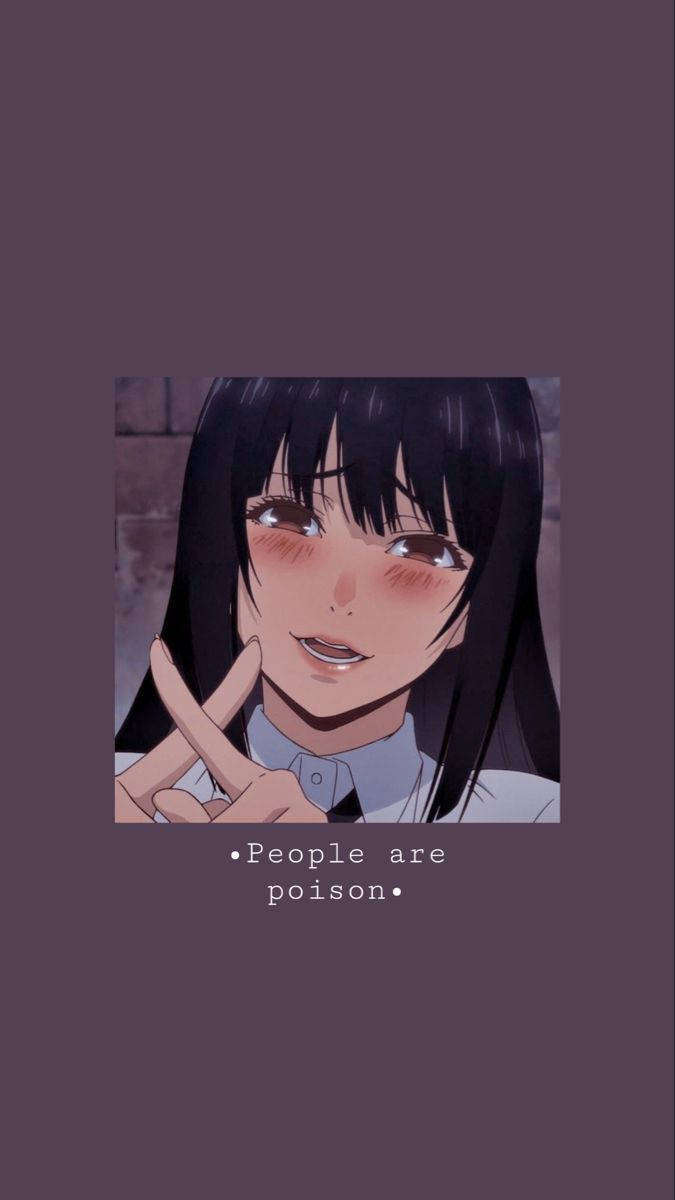 Bad Girl Anime People Are Poison Wallpaper
