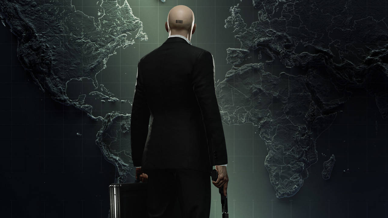 Badass Hitman Black Wallpaper