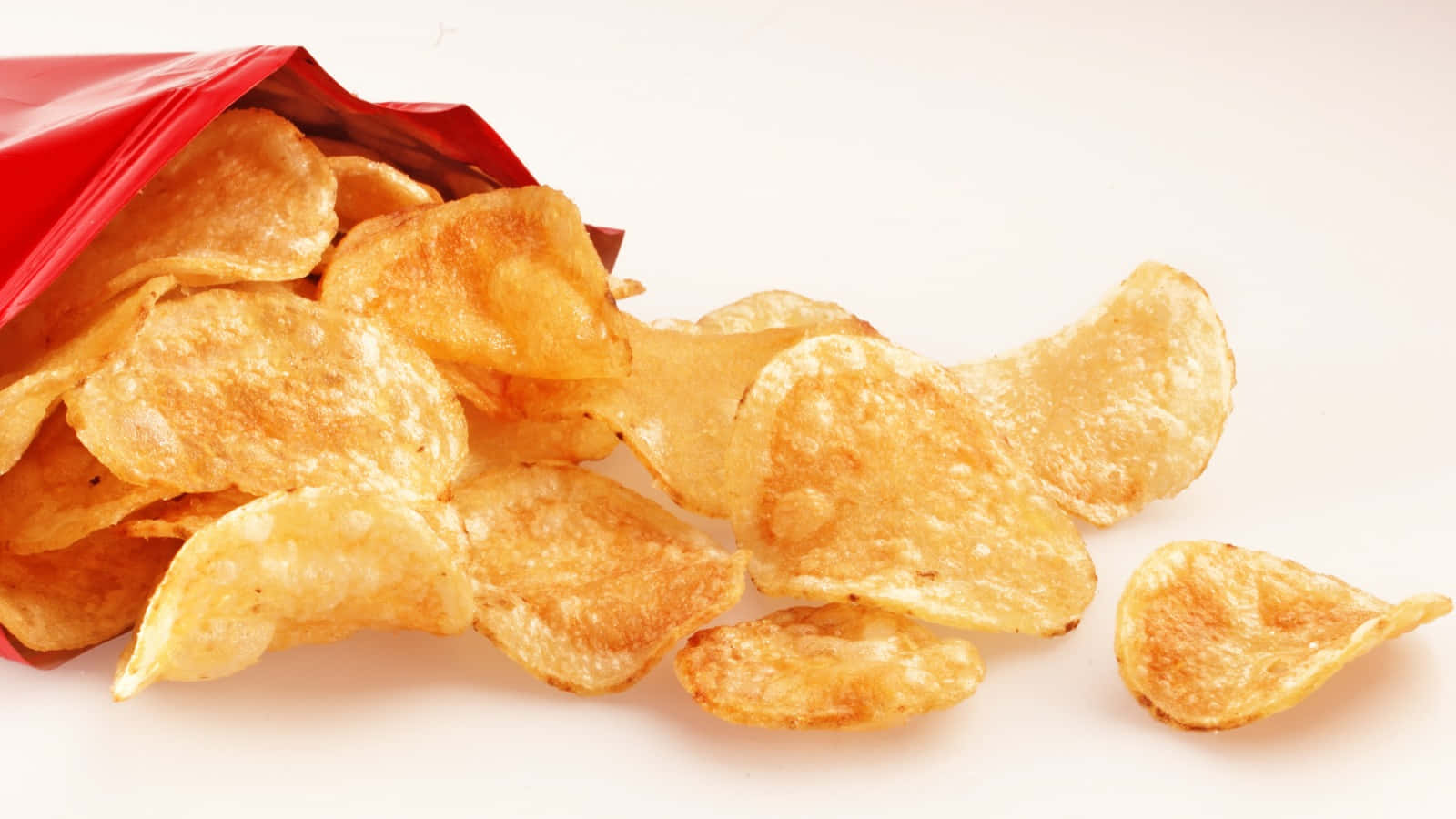 Bag Of Crispy Potato Chips Wallpaper