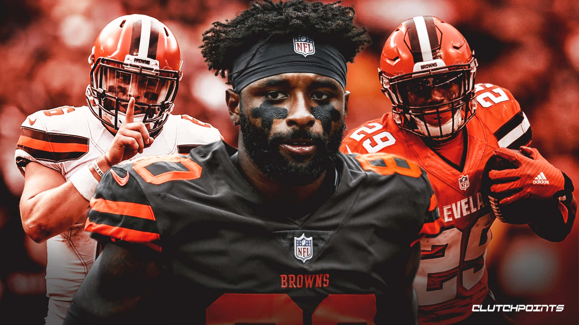 Baker Mayfield Cleveland Three Player Wallpaper