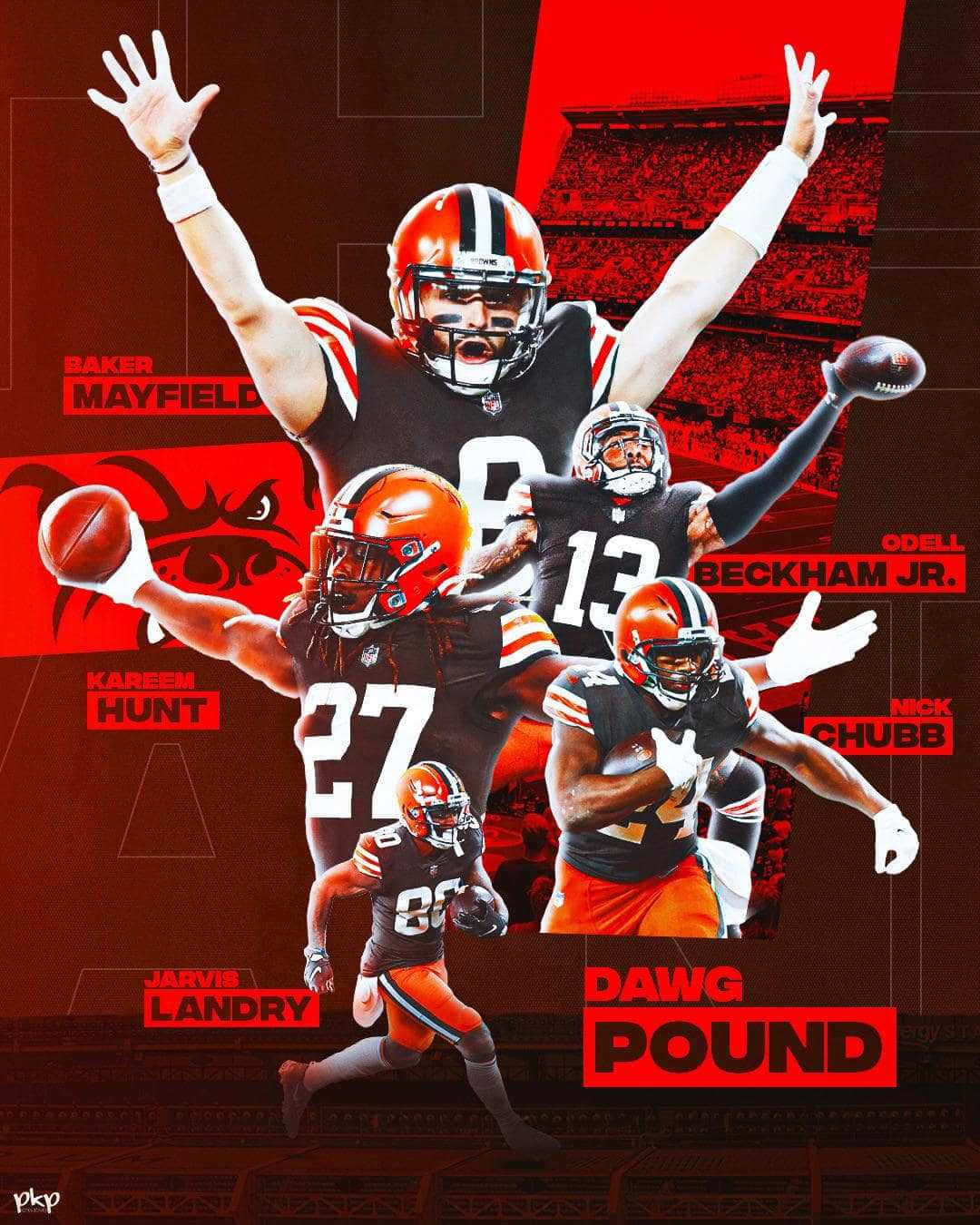 Baker Mayfield Is A Pro Bowl Quarterback For The Cleveland Browns Wallpaper