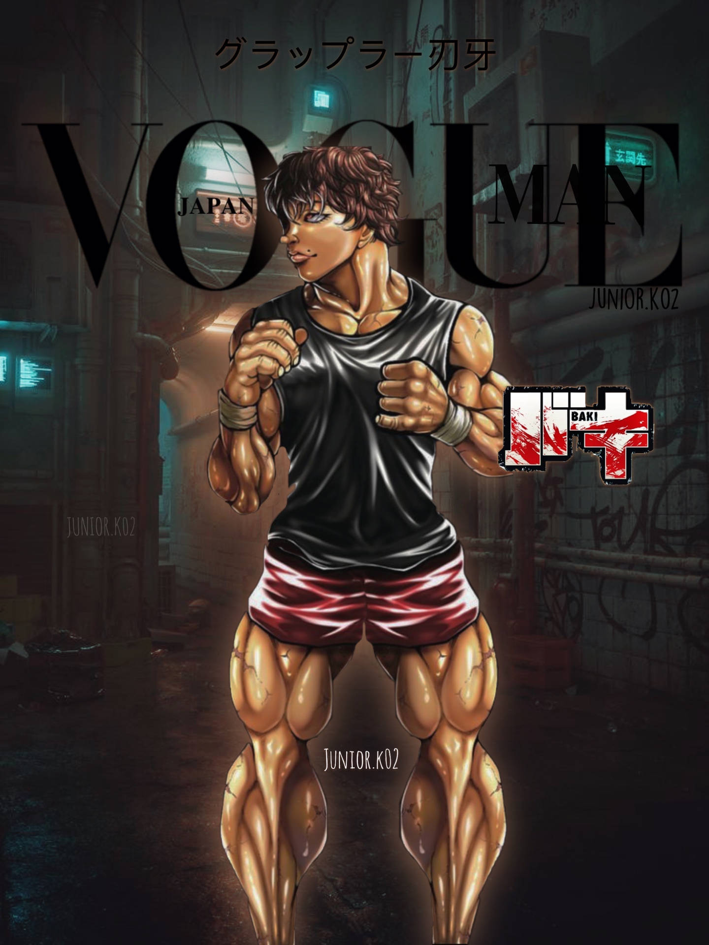 Download free Baki Hanma Vogue Cover Wallpaper - MrWallpaper.com