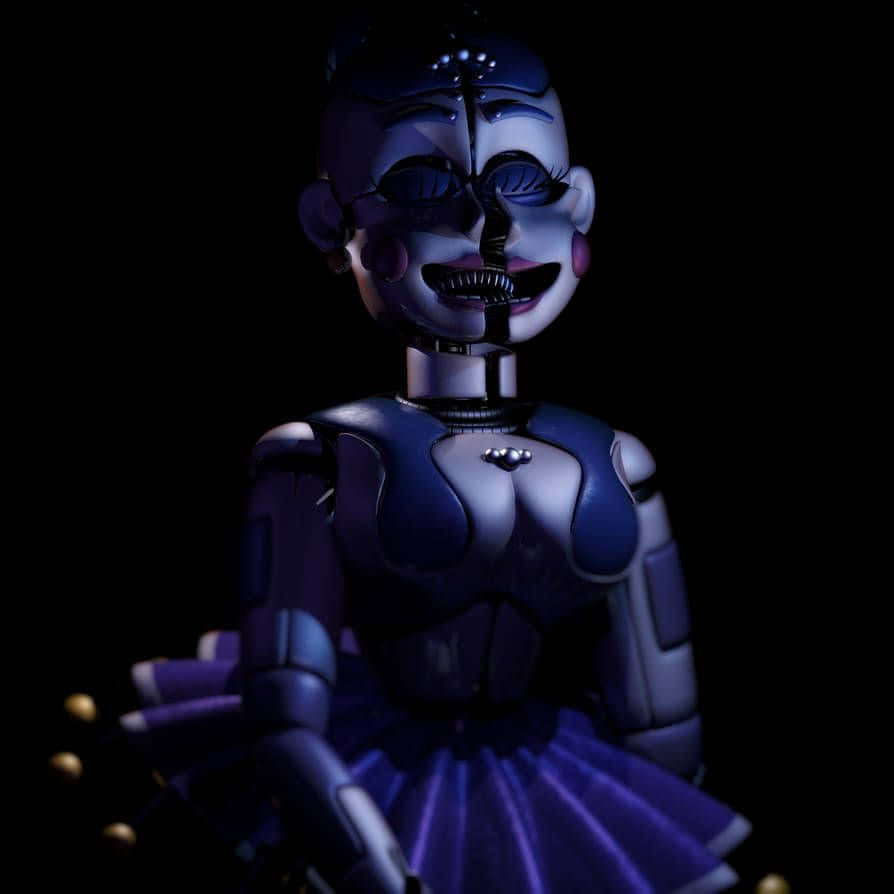 Ballora Blue Ballet Dress Wallpaper