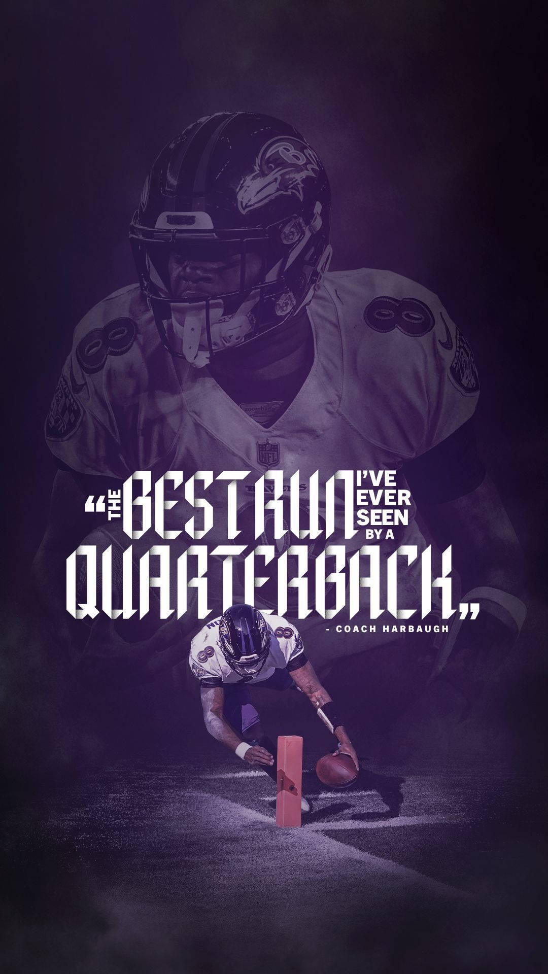 Baltimore Ravens Coach Statement Iphone Wallpaper