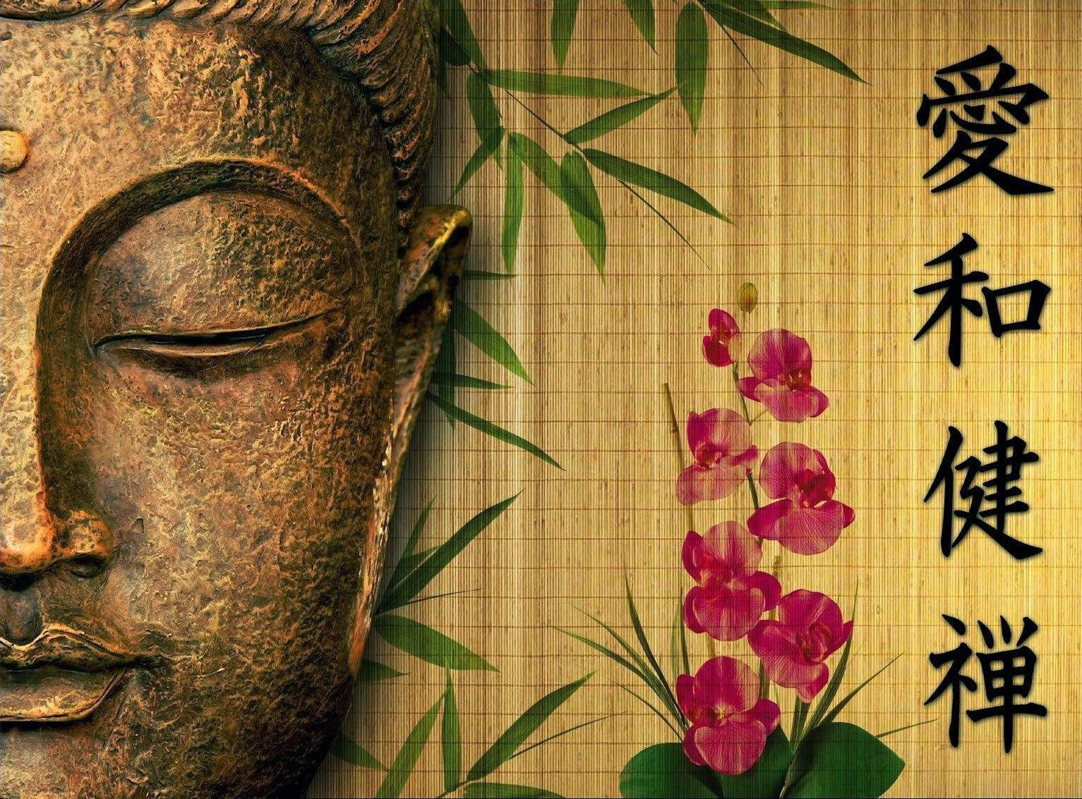 Bamboo Buddha As God Laptop Wallpaper